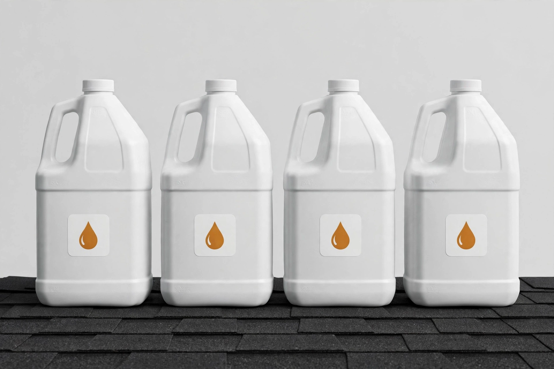 Illustration of a multi-pack of conditioner jugs